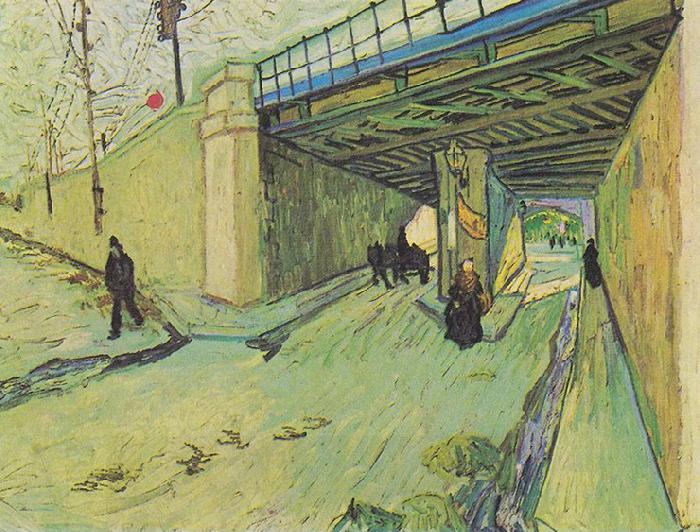 Vincent Van Gogh Railway bridge over the Avenue Montmajour